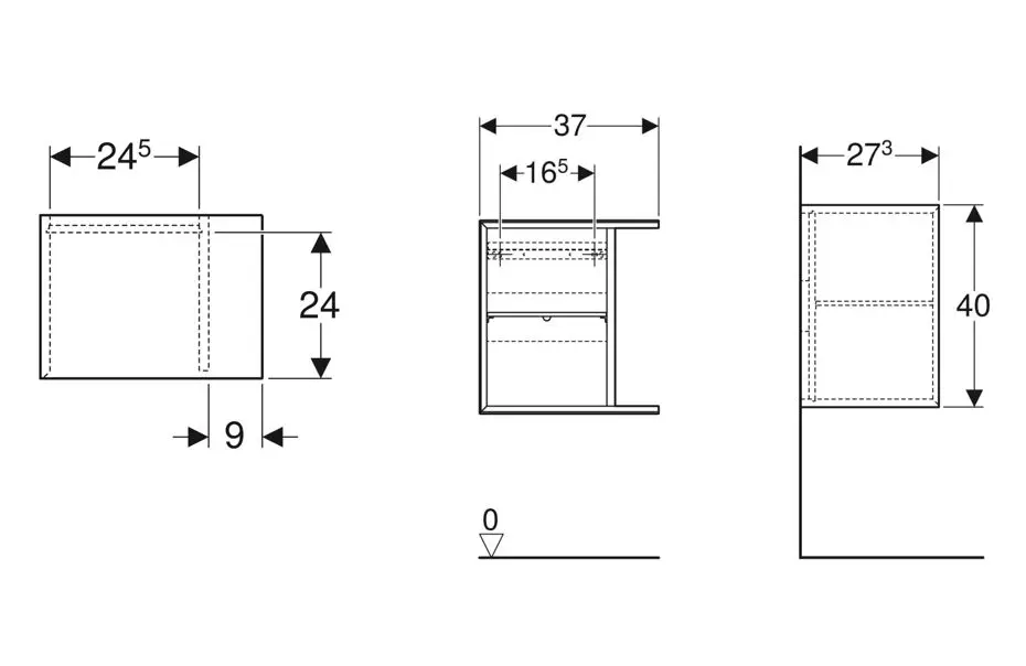 Geberit - iCon - Fürdőszobapolc- és polcrendszer - 502.325.JH.1 – 2. kép
