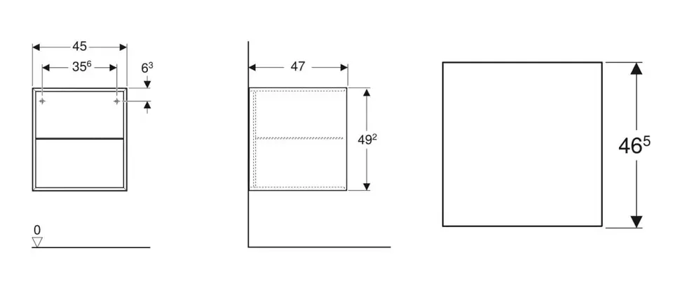 Geberit - ONE - Fürdőszobapolc- és polcrendszer - 505.079.00.5 – 2. kép