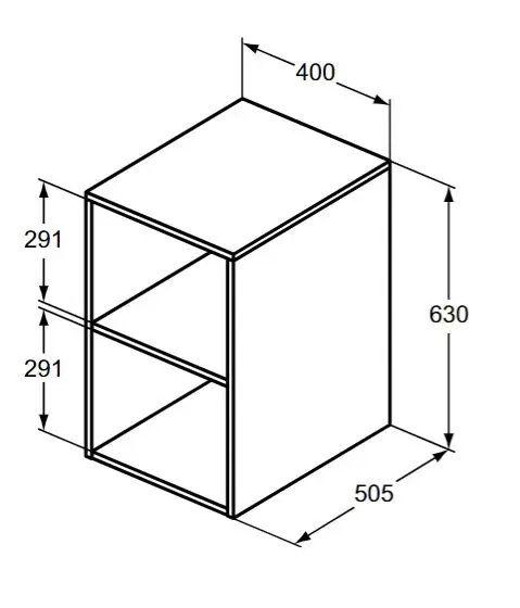 Ideal Standard - i.Life B - Fürdőszobapolc- és polcrendszer - T5267DU – 2. kép