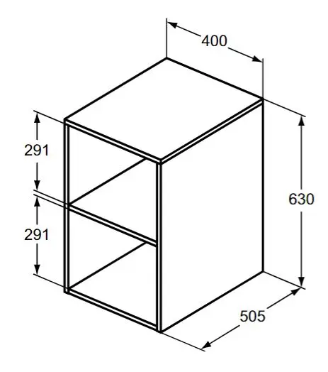 Ideal Standard - i.Life B - Fürdőszobapolc- és polcrendszer - T5267NG – 2. kép
