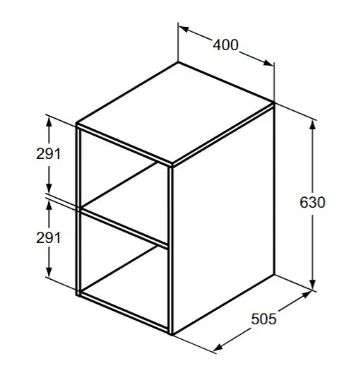 Ideal Standard - i.Life B - Fürdőszobapolc- és polcrendszer - T5267NX – 2. kép