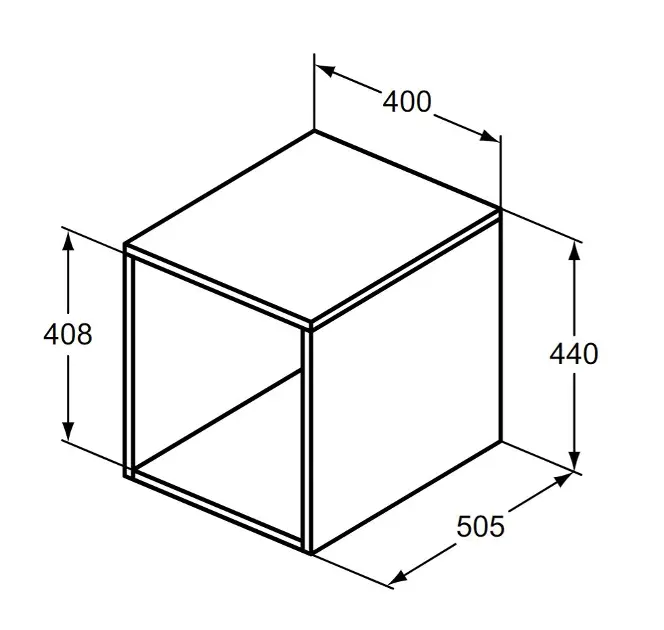 Ideal Standard - i.Life B - Fürdőszobapolc- és polcrendszer - T5268NG – 2. kép