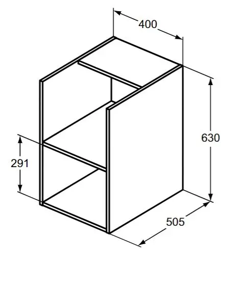 Ideal Standard - i.Life B - Fürdőszobapolc- és polcrendszer - T5322DU – 2. kép