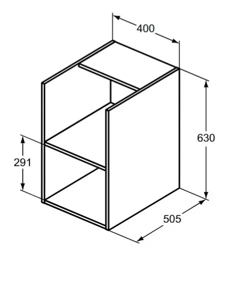 Ideal Standard - i.Life B - Fürdőszobapolc- és polcrendszer - T5322NG – 2. kép