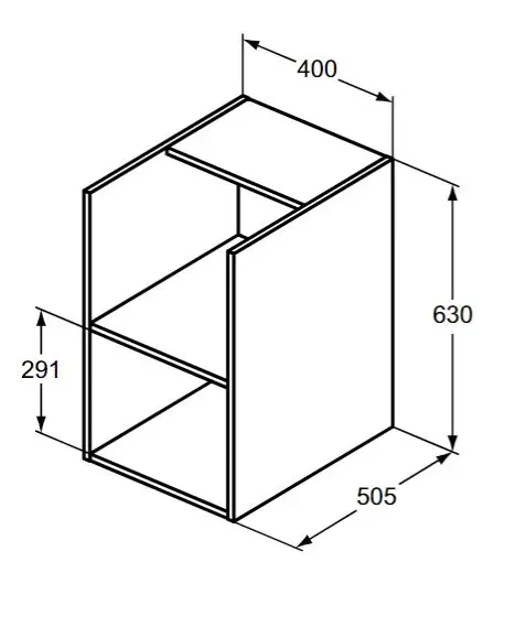 Ideal Standard - i.Life B - Fürdőszobapolc- és polcrendszer - T5322NX – 2. kép