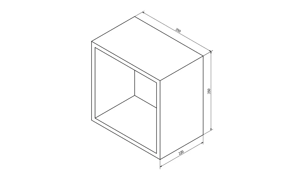 Sapho - Espace - Fürdőszobapolc- és polcrendszer - ESC150-1111 – 2. kép
