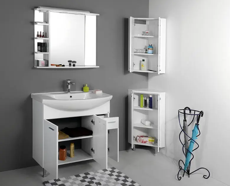 Aqualine - Zoja - Falra szerelhető szekrény - 50331 – 4. kép
