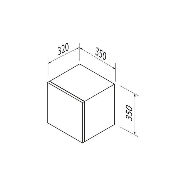 Sapho - Espace - Falra szerelhető szekrény - ESC730-3131 – 2. kép