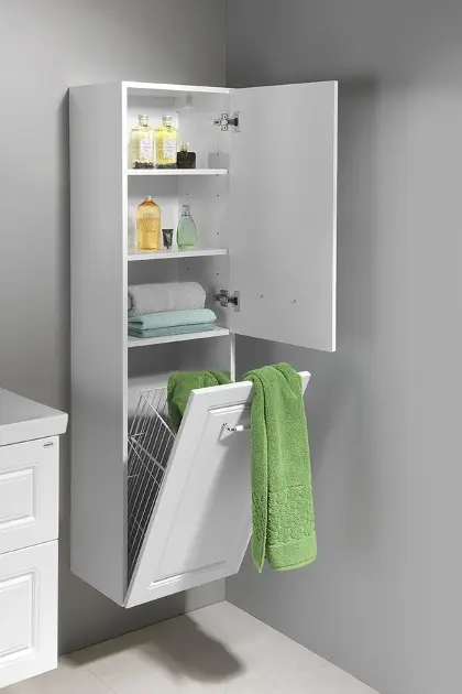Aqualine - Favolo - Magas fürdőszobaszekrény - FV160 – 4. kép