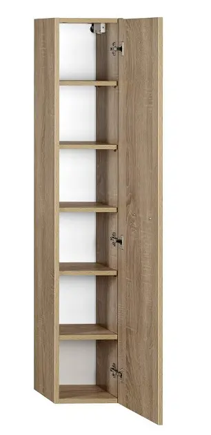 Aqualine - Keramia Fresh - Magas fürdőszobaszekrény - 51127 – 3. kép