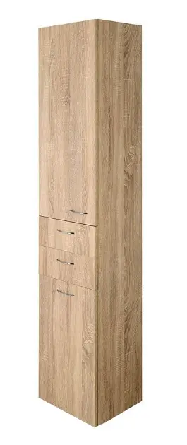 Aqualine - Keramia Fresh - Magas fürdőszobaszekrény - 51232 – 3. kép