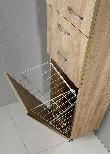 Aqualine - Keramia Fresh - Magas fürdőszobaszekrény - 51232 – 5. kép