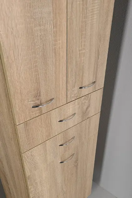 Aqualine - Keramia Fresh - Magas fürdőszobaszekrény - 51295 – 4. kép