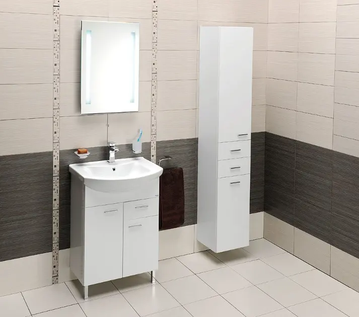 Aqualine - Zoja - Magas fürdőszobaszekrény - 51220 – 7. kép