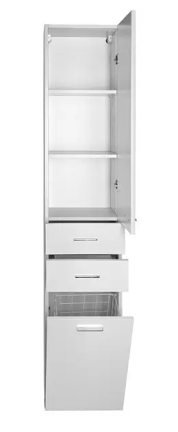 Aqualine - Zoja - Magas fürdőszobaszekrény - 51230 – 4. kép