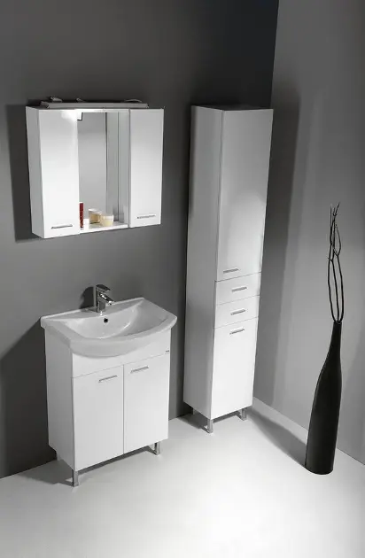 Aqualine - Zoja - Magas fürdőszobaszekrény - 51230 – 7. kép
