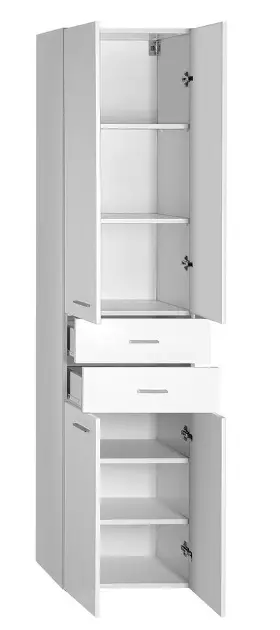 Aqualine - Zoja - Magas fürdőszobaszekrény - 51291 – 4. kép