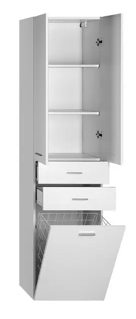Aqualine - Zoja - Magas fürdőszobaszekrény - 51293 – 3. kép