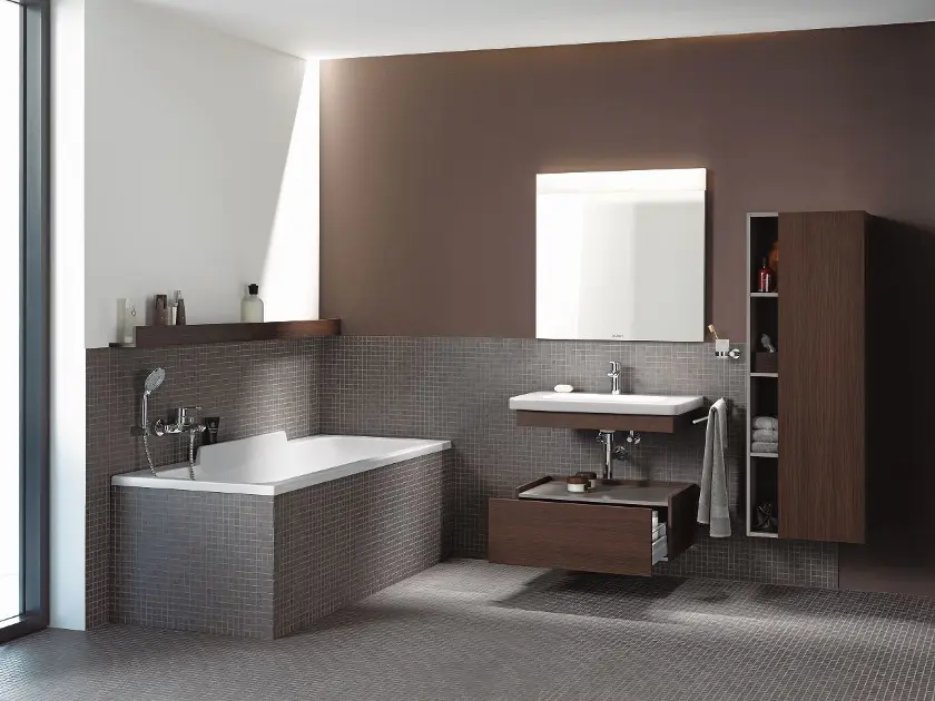 Duravit - DuraStyle - Magas fürdőszobaszekrény - DS1239R2222 – 3. kép