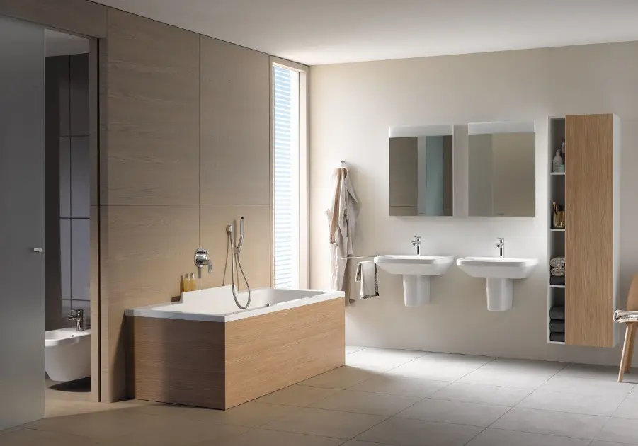 Duravit - DuraStyle - Magas fürdőszobaszekrény - DS1248R2222 – 4. kép