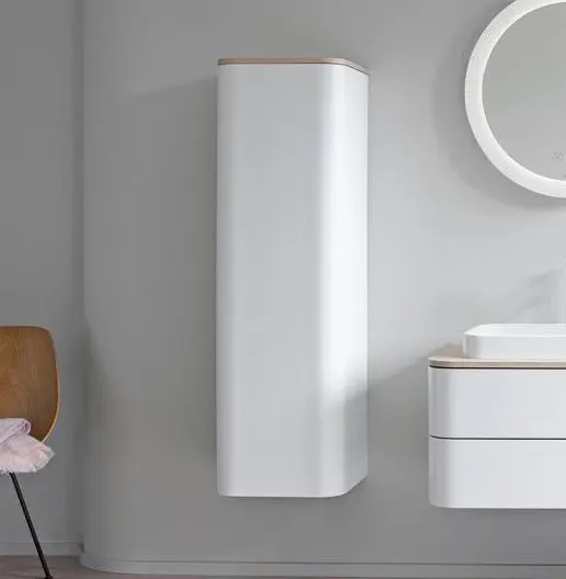 Duravit - Happy D.2 Plus - Magas fürdőszobaszekrény - HP1261L2222 – 4. kép