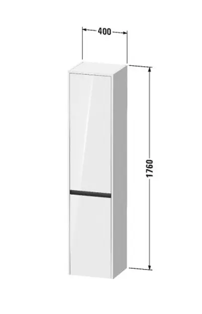 Duravit - Ketho.2 - Magas fürdőszobaszekrény - K21329R18180000 – 2. kép