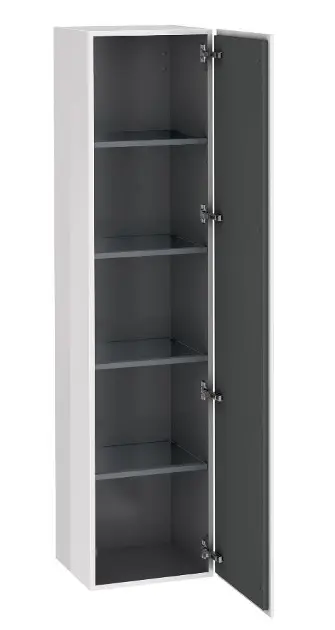 Duravit - L-Cube - Magas fürdőszobaszekrény - LC1180R2222 – 3. kép