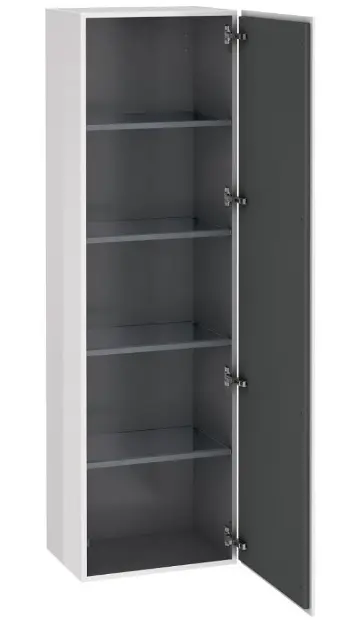 Duravit - L-Cube - Magas fürdőszobaszekrény - LC1181R2222 – 3. kép