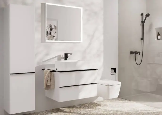 Hansgrohe - Xelu Q - Magas fürdőszobaszekrény - 54135670 – 5. kép
