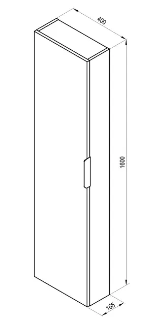 Ravak - Comfort II - Magas fürdőszobaszekrény - X000001820 – 2. kép