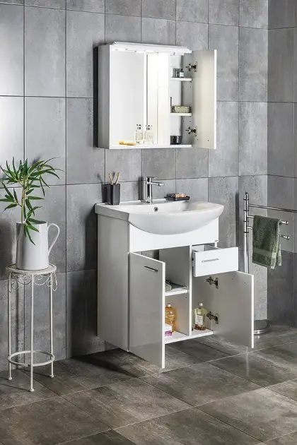 Aqualine - Zoja - Mosdószekrény - 51065A – 4. kép