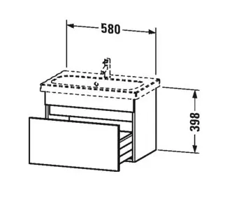Duravit - DuraStyle - Mosdószekrény - DS637902222 – 2. kép