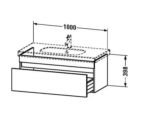 Duravit - DuraStyle - Mosdószekrény - DS638502222 – 2. kép