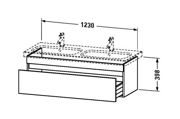 Duravit - DuraStyle - Mosdószekrény - DS639802222 – 2. kép