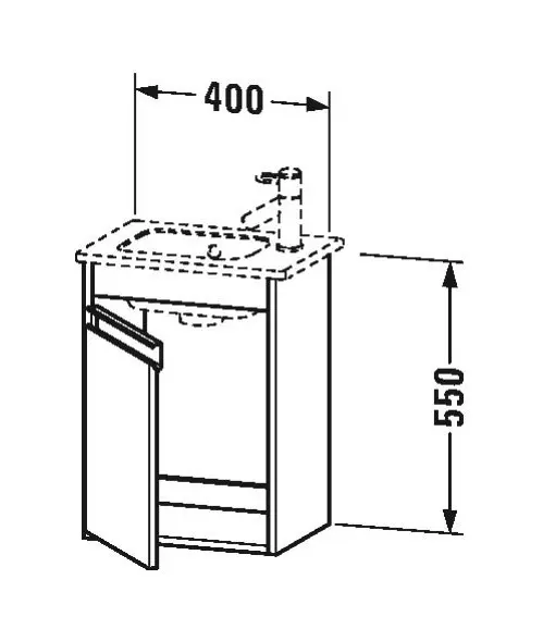 Duravit - Ketho - Mosdószekrény - KT6417L2222 – 2. kép