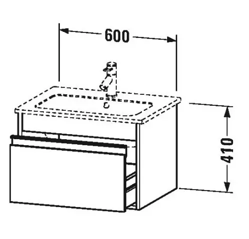 Duravit - Ketho - Mosdószekrény - KT641802222 – 2. kép
