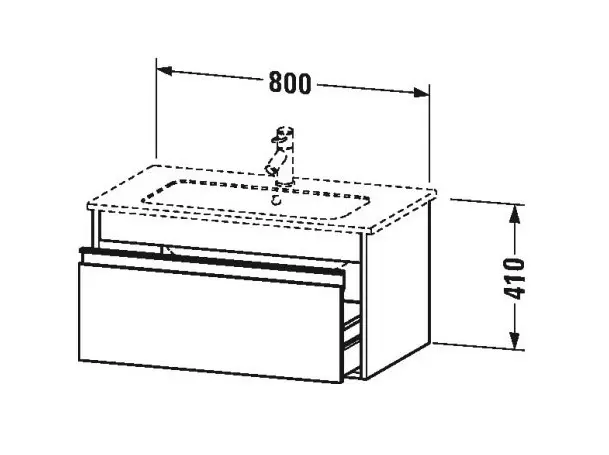 Duravit - Ketho - Mosdószekrény - KT641902222 – 2. kép