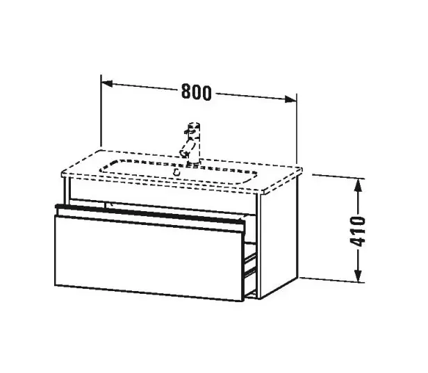 Duravit - Ketho - Mosdószekrény - KT642302222 – 2. kép