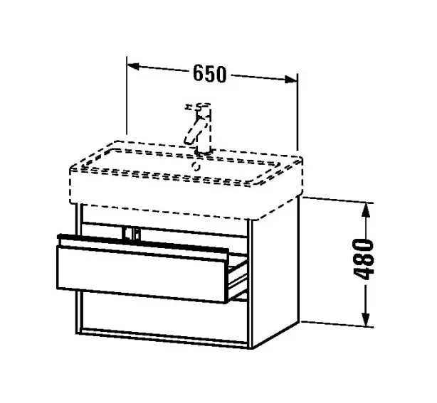 Duravit - Ketho - Mosdószekrény - KT662402222 – 2. kép