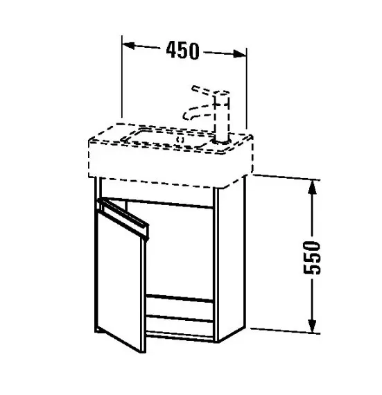 Duravit - Ketho - Mosdószekrény - KT6629L2222 – 2. kép