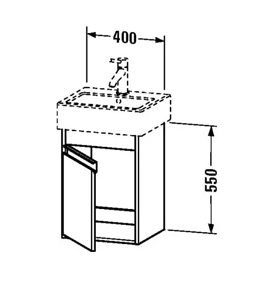 Duravit - Ketho - Mosdószekrény - KT6630L2222 – 2. kép