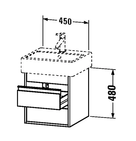 Duravit - Ketho - Mosdószekrény - KT663502222 – 2. kép
