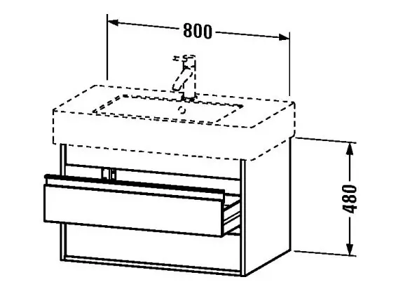 Duravit - Ketho - Mosdószekrény - KT664002222 – 2. kép