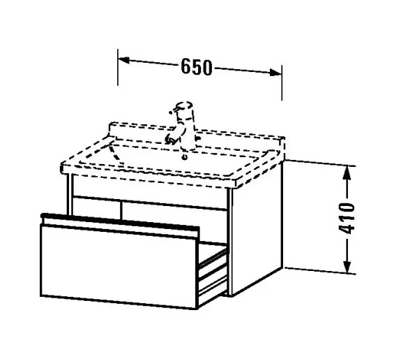Duravit - Ketho - Mosdószekrény - KT666302222 – 2. kép