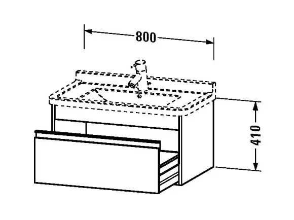 Duravit - Ketho - Mosdószekrény - KT666402222 – 2. kép