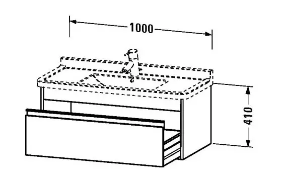 Duravit - Ketho - Mosdószekrény - KT666502222 – 2. kép
