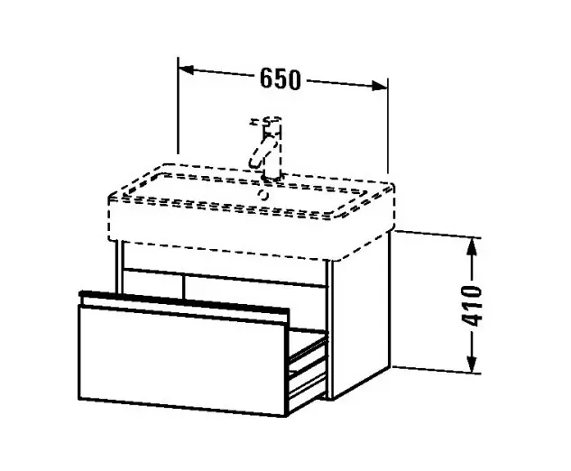 Duravit - Ketho - Mosdószekrény - KT668402222 – 2. kép