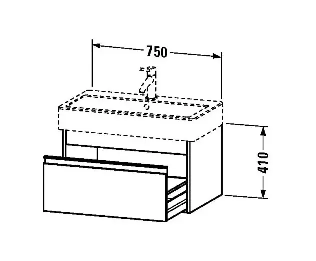 Duravit - Ketho - Mosdószekrény - KT668702222 – 2. kép