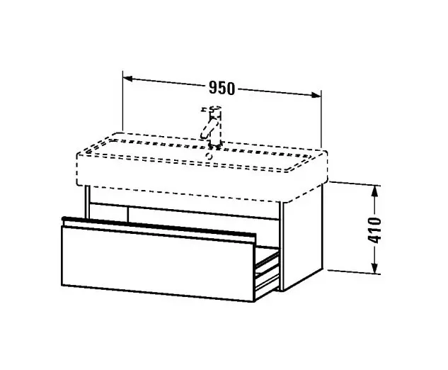 Duravit - Ketho - Mosdószekrény - KT668802222 – 2. kép