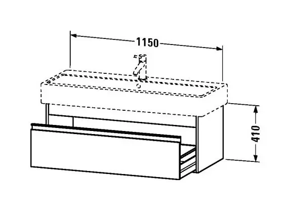 Duravit - Ketho - Mosdószekrény - KT668902222 – 2. kép
